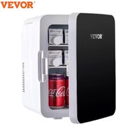 VEVOR Mini Réfrigérateur - Mini Bar - Glacière - Réchauffeur - SkinCare - Portable - 10L - Zwart