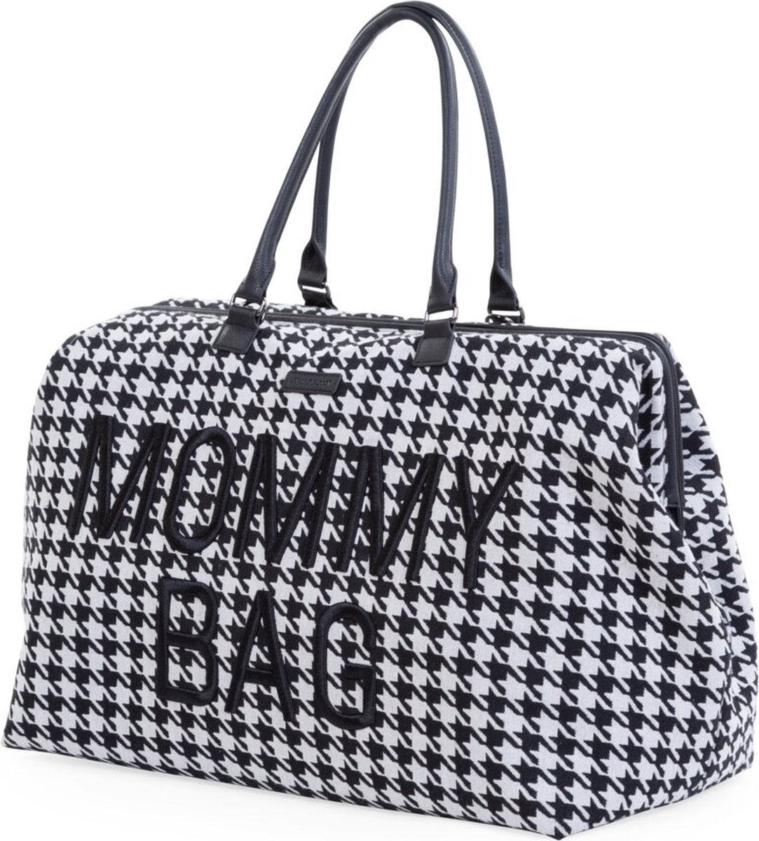 Verzorgingstas Childhome Mommy Bag Signature Canvas Zwart