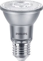 Philips Master Value LED Lamp Reflector E27 PAR20 6W 540lm 40D - 940 Koel Wit | Beste Kleurweergave - Dimbaar - Vervangt 50W