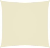The Living Store Voile d'ombrage - Revêtement PU Oxford - 3 x 3 m - Coloris Crème