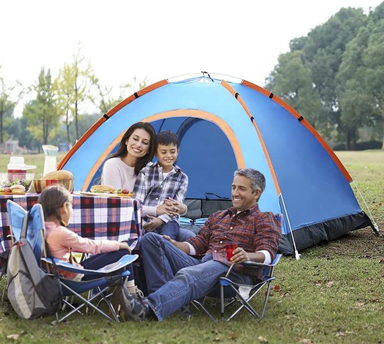 Hewolf Tente Automatique Pop Up Tentes de Camping 2-3 Personnes Tente