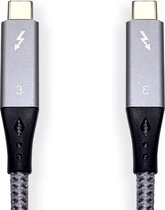 Câble Thunderbolt 3 - USB-C vers USB-C - 100W - 40Gbps - Certifié - 1,5 mètre