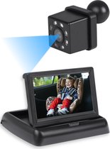 Nuvance - Baby Camera met Monitor - voor Auto - Antislip en Verstelbaar - Autospiegel Baby - Achteruitkijkspiegel