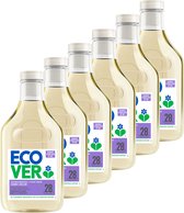 Ecover Wasmiddel Voordeelverpakking 6 x 1,43L - Ecologisch & Krachtig - Voor Gekleurde Was - Appelbloesem & Freesia Geur