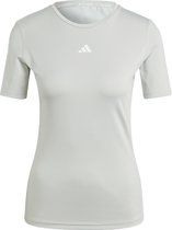 adidas Performance Techfit Training T-shirt - Dames - Grijs- L