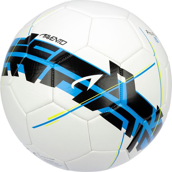Avento voetbal - Pro-Filer - Zwart/Blauw - Maat 5 - ⌀ ca. 22 cm