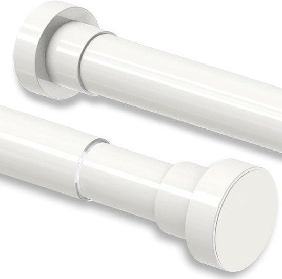 1 stuk douchegordijnstang, zonder boren, uittrekbaar, telescoopstang