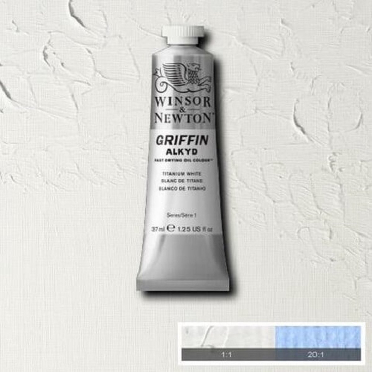 Winsor & Newton Griffin Alkyd Olieverf 37ML Titanium White 644