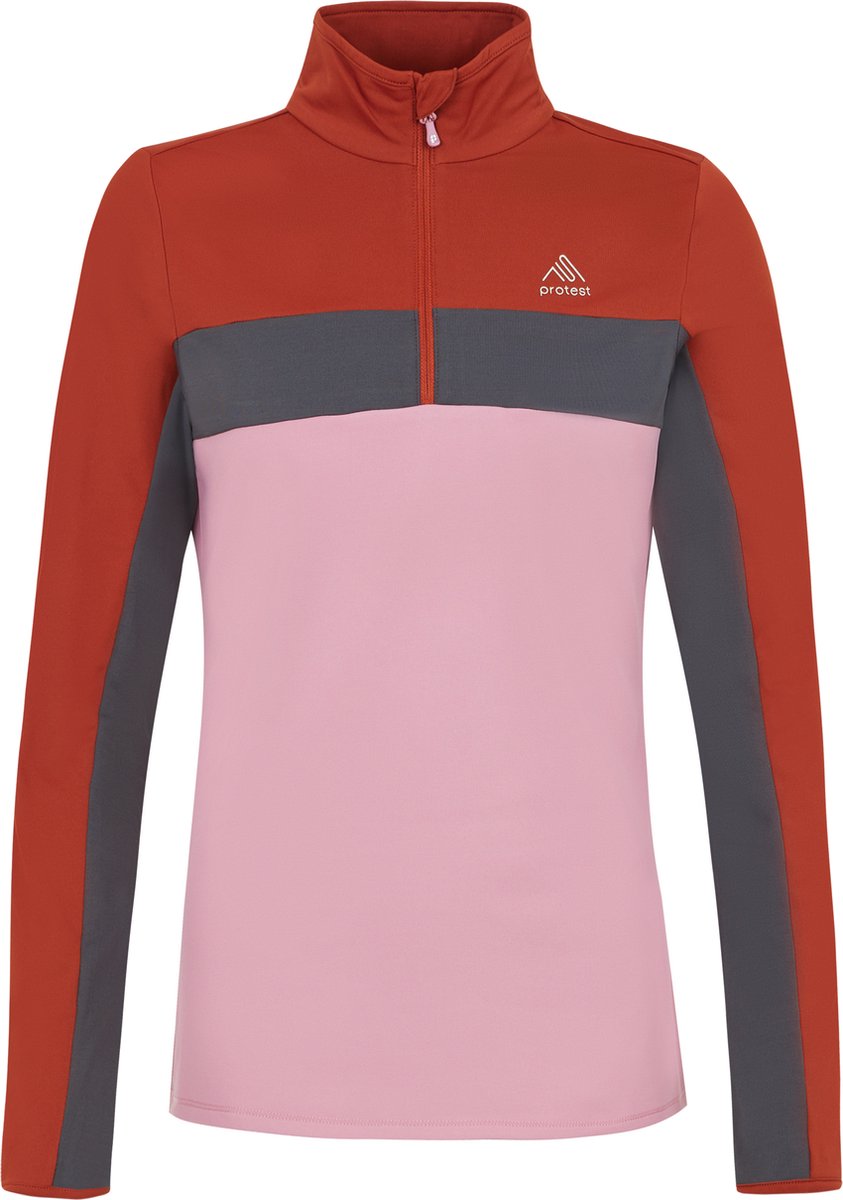 Protest Skipully Prtnaiads 1/4 Zip Dames /36 Uluru Rust
