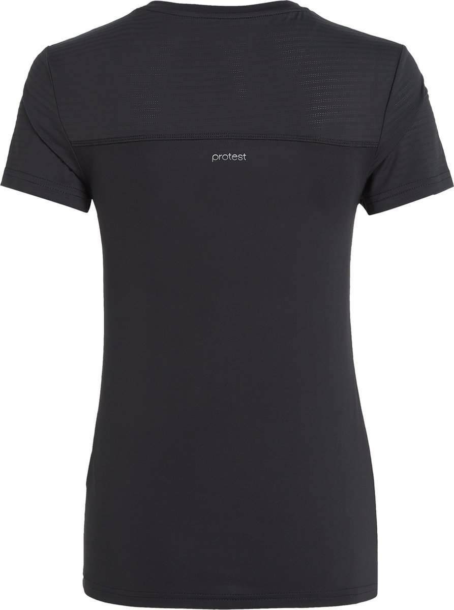 Protest Prtsafou – Outdoor t-shirt Dames – Ronde hals – Korte mouwen Zwart