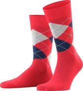 Burlington King One size duurzaam biologisch katoen sokken heren rood - Maat 46-50