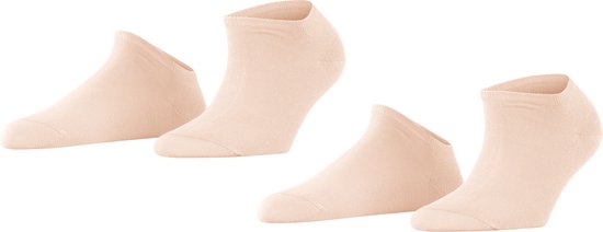 Esprit Uni 2-Pack duurzaam organisch katoen multipack sneakersokken dames roze - Maat 35-38