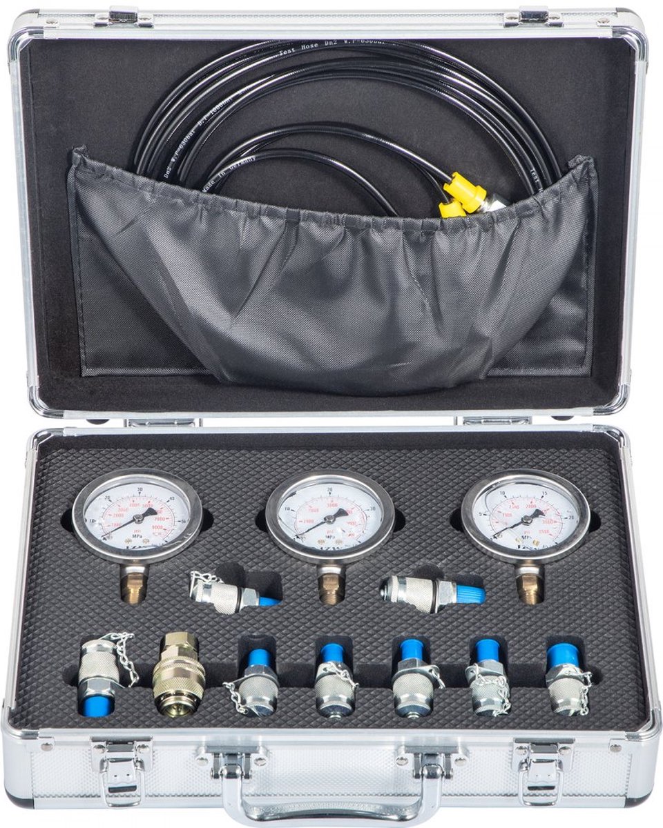 BGS Diagnosekoffer met manometers voor turbolader 55 - 60 - 65 - 70 mm
