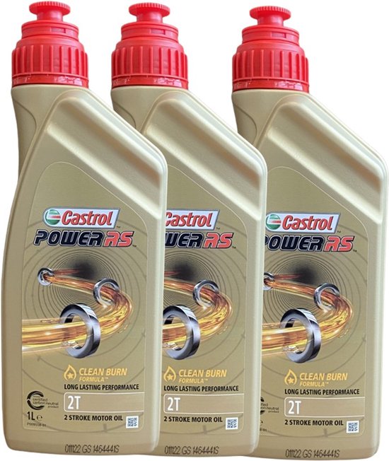 Castrol Power RS 2T Voordeelpak 3 X 1 Ltr