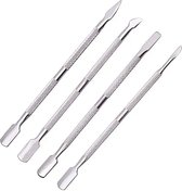 Bokkenpootje nagels set 4 stuks - Verzorgingset -Schraper - Cuticle pusher - Dead Skin Remover for Manicure and Nail Art - Clean and Care for Healthy Nails