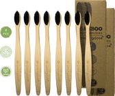 green-goose® Bamboe Tandenborstels | 8 Stuks | Hard | Duurzaam en Voordelig