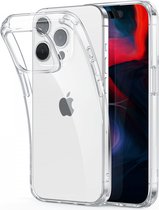 ESR Project Zero Hoesje Geschikt voor Apple iPhone 15 Pro Max - Back Cover Transparant - Flexibel TPU - Doorzichtig