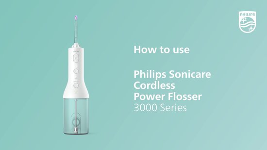 Philips Sonicare Cordless Power Flosser 3000 HX3826/31 White