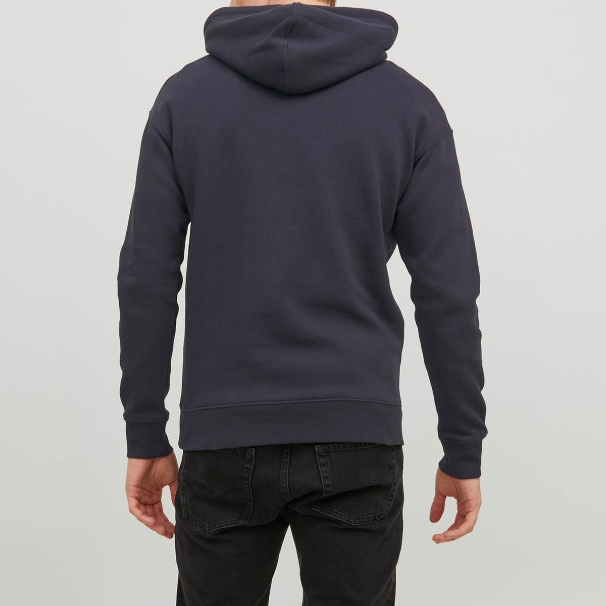 JACK & JONES Star jj sweat hood regular fit - heren hoodie katoenmengsel met capuchon - blauw blauw — afbeelding 11