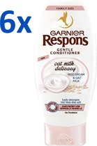 Garnier Loving Blends Après-shampoing délicat au lait d'avoine 6 x 400 ml