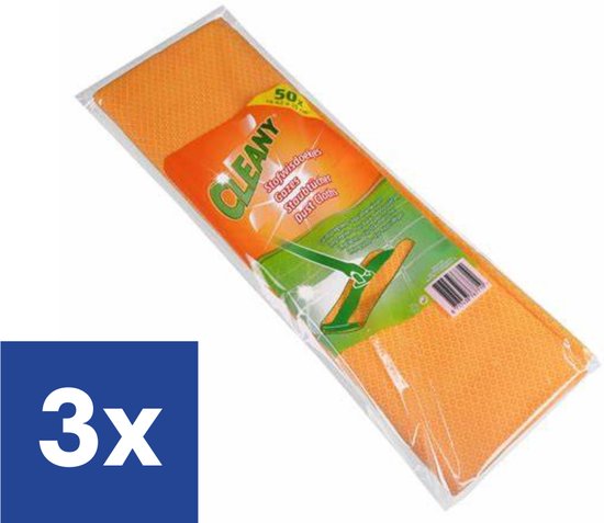 Cleany Wismopdoekjes - 42 x 25cm – 3 x 50 (150 stuks)