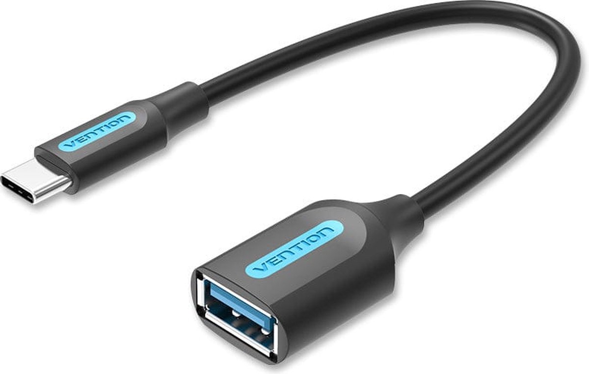 Vention CCVBB USB-kabel USB 3.2 Gen 1 (3.1 Gen 1) 0,15 m USB C USB A Zwart