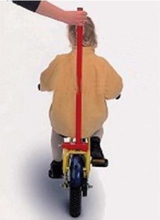 Fietsbalans trainer / duwstang - rood van EZILIF — afbeelding 3