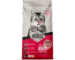 6x Voskes Kattenbrokken Adult Zalm 2 kg