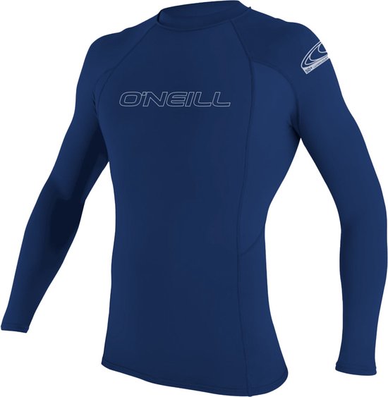 2024 O'Neill Heren Basic Skins Lange Mouw Rash Guard - Navy