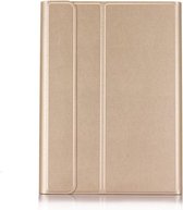 Shop4 - Geschikt voor Samsung Galaxy Tab A7 10.4 (2020) Toetsenbord Hoes - Bluetooth Keyboard Cover Goud