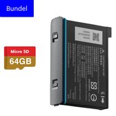 Insta360 X3 Battery 64GB Bundel - Accu en 64GB SD kaart - 1800mAh - Start accessoire - 5.7k video