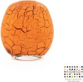 Design vaas Coco - Fidrio ORGANGINA - glas, mondgeblazen bloemenvaas - diameter 16 cm hoogte 17 cm