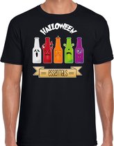 Bellatio Decorations Halloween verkleed t-shirt heren - bier monster - zwart - themafeest outfit M