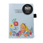 Disney - Carnet de notes A6 avec stylo à bille Alice au pays des merveilles