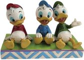 Disney Traditions Huey Dewey & Louie Figurine assise