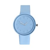 Pastel Color Horloge - Sky Blue | Siliconen | Ø 41 mm | Fashion Favorite
