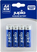 Jupio Alkaline Batteries AA LR6 4 pcs VPE-10 - Batterijen Alkaline AA/AAA