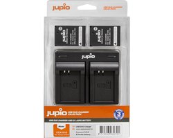 Jupio Value Pack: 2x Battery LP-E12 + USB Dual Charger