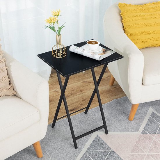 Glazen bijzettafel poly rattan grijs (40x37x40,5cm