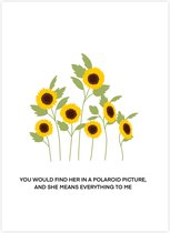 Bedank kaartje | She means everything to me | Thank you card | 1, 4, 6 of 10 wenskaarten 10,5x14,5 cm inclusief envelop
