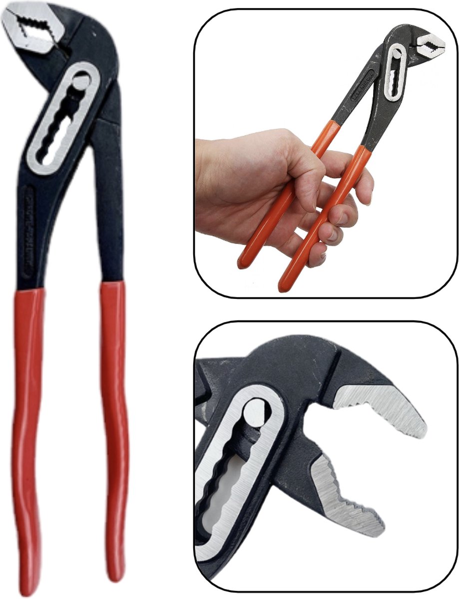 PD® Tang - CV Waterpomptang - 29 cm - Isolatie Grip - 12 Profi - Stalen Tang met Softgrip Handvat