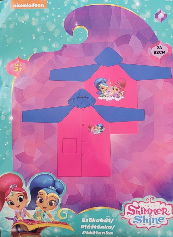 Imperméable Shimmer & Shine Filles - Taille 116 - 6 ans