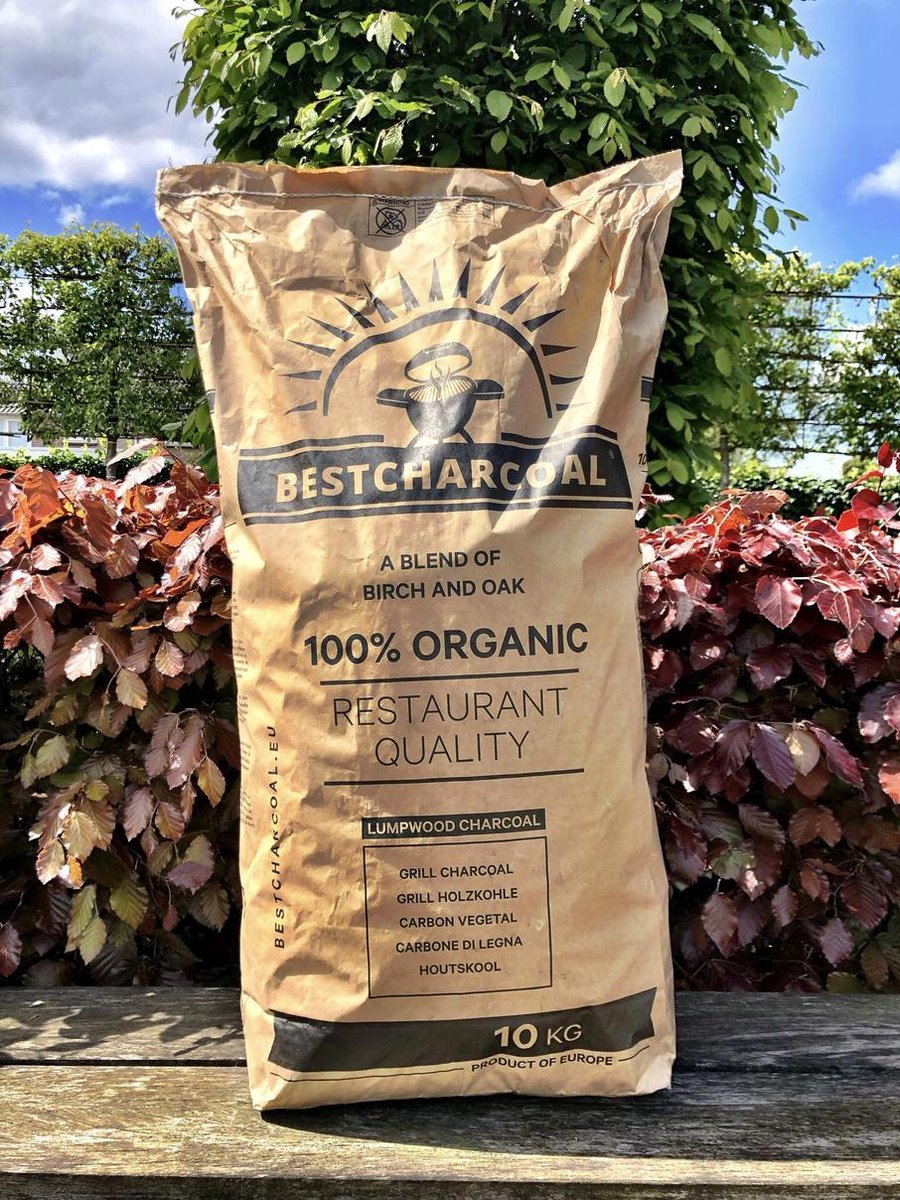 Bol.com Houtskool Birch/Oak 2 x 10 kg , “Bestcharcoal” RESTAURANT KWALITEIT. FSC gecertificeerd. RESTAURANT QUALITY IS VAN EEN H... aanbieding