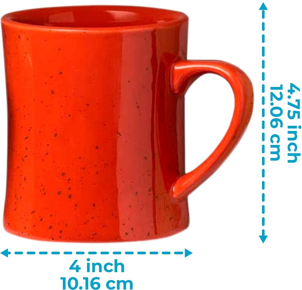 BOL,D--Grandes Tasses En Céramique 500ml, Sous Glaçure, Petit Déjeuner