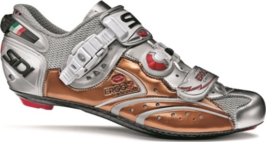 Sidi scarpe ergo 2 - racefietsschoenen-Steel Brons Vernice - Carbon Lite Zool