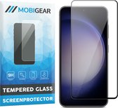 Mobigear Screenprotector geschikt voor Samsung Galaxy S23 FE Glazen | Mobigear Screenprotector - Case Friendly - Zwart