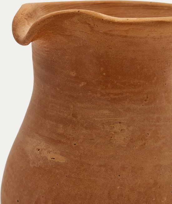 Kave Home - Mercia-vaas van terracotta 18 cm