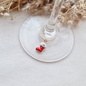 Herken je wijnglas - glasmarker - 20 kerst wijnglasringen - kerst decoratie