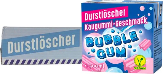 Dorstlesser - Vruchtensap - Bubble Gumsmaak - 12x500 ml