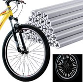 72 stuks spaakreflectoren voor fiets, 360° zichtbaarheid, reflectoren, fietsspaken, reflector voor maximale zichtbaarheid in het verkeer, waterdicht, eenvoudige montage, fietsreflectorset